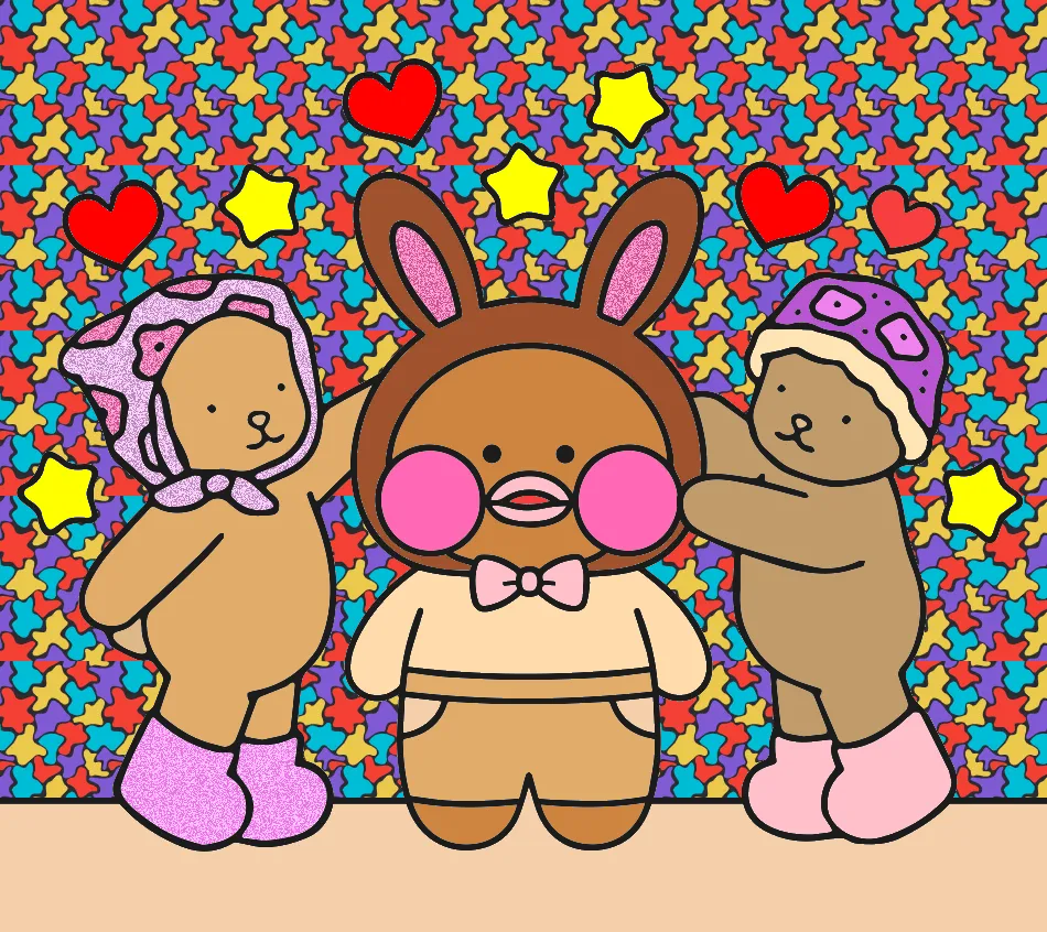 amigos para sempre – Desenho Colorido Online - Imagem Destacada