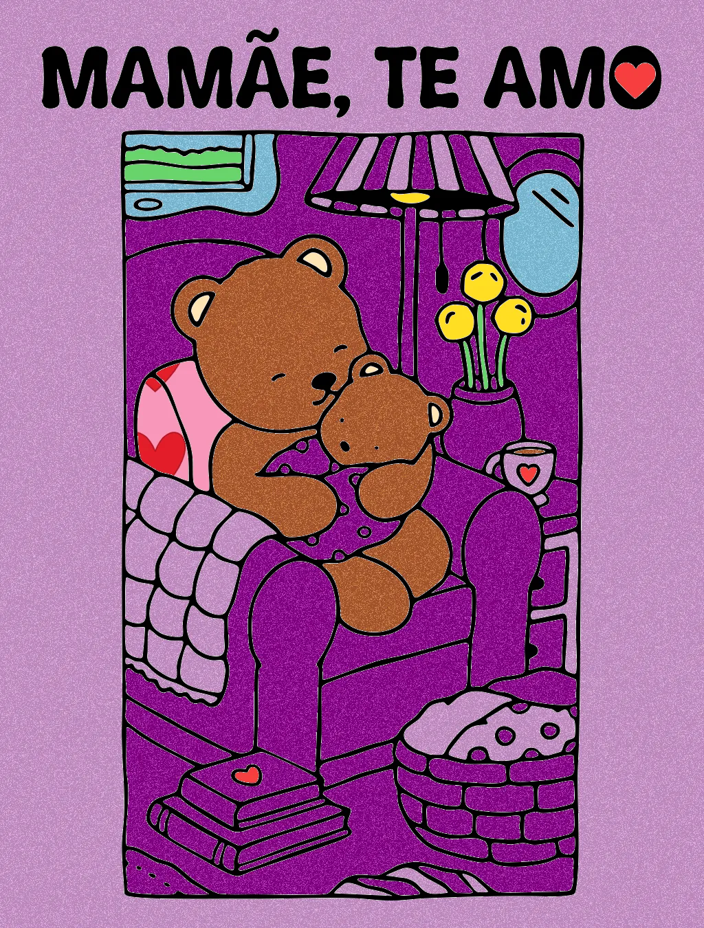 AMOR QUE A FAMÍLIA TEM – Desenho Colorido Online - Imagem Destacada