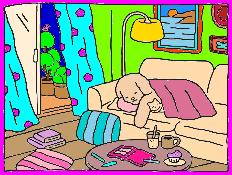 BOB GOODS DORMINDO – Desenho Colorido Online - Imagem Destacada