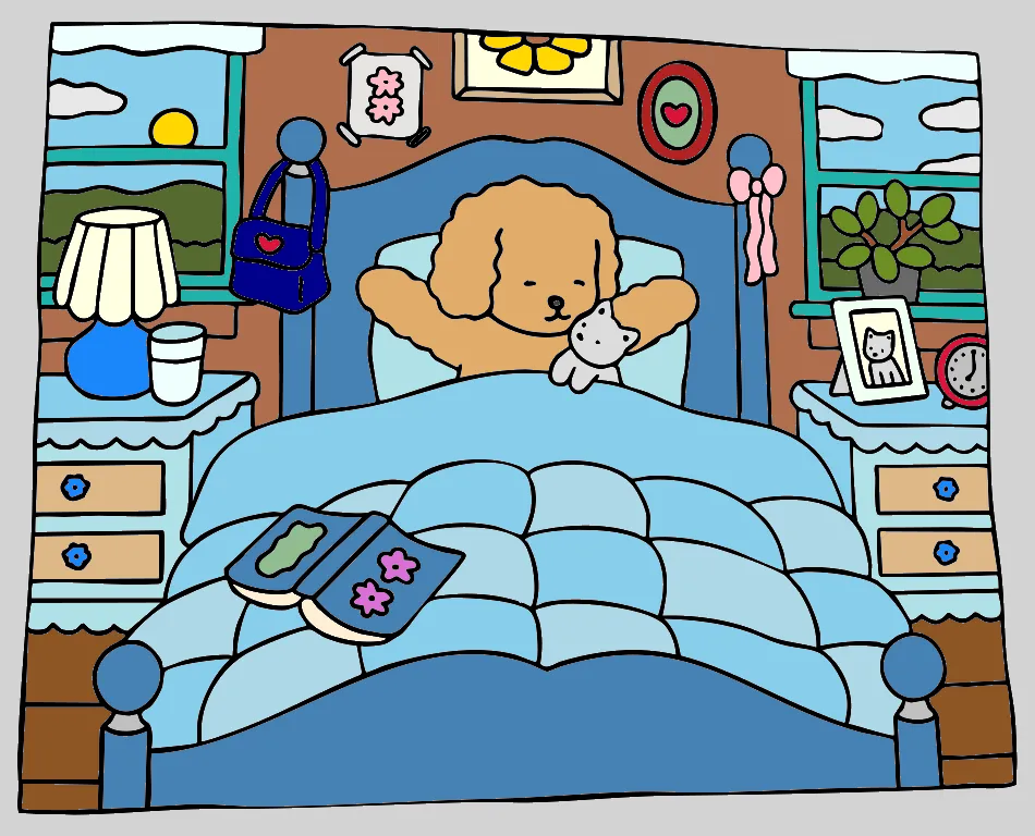 bom dia com bobbie goods – Desenho Colorido Online - Imagem Destacada