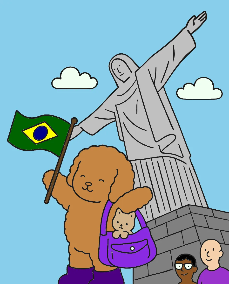 Brasil o maior Pais do Mundo – Desenho Colorido Online - Imagem Destacada