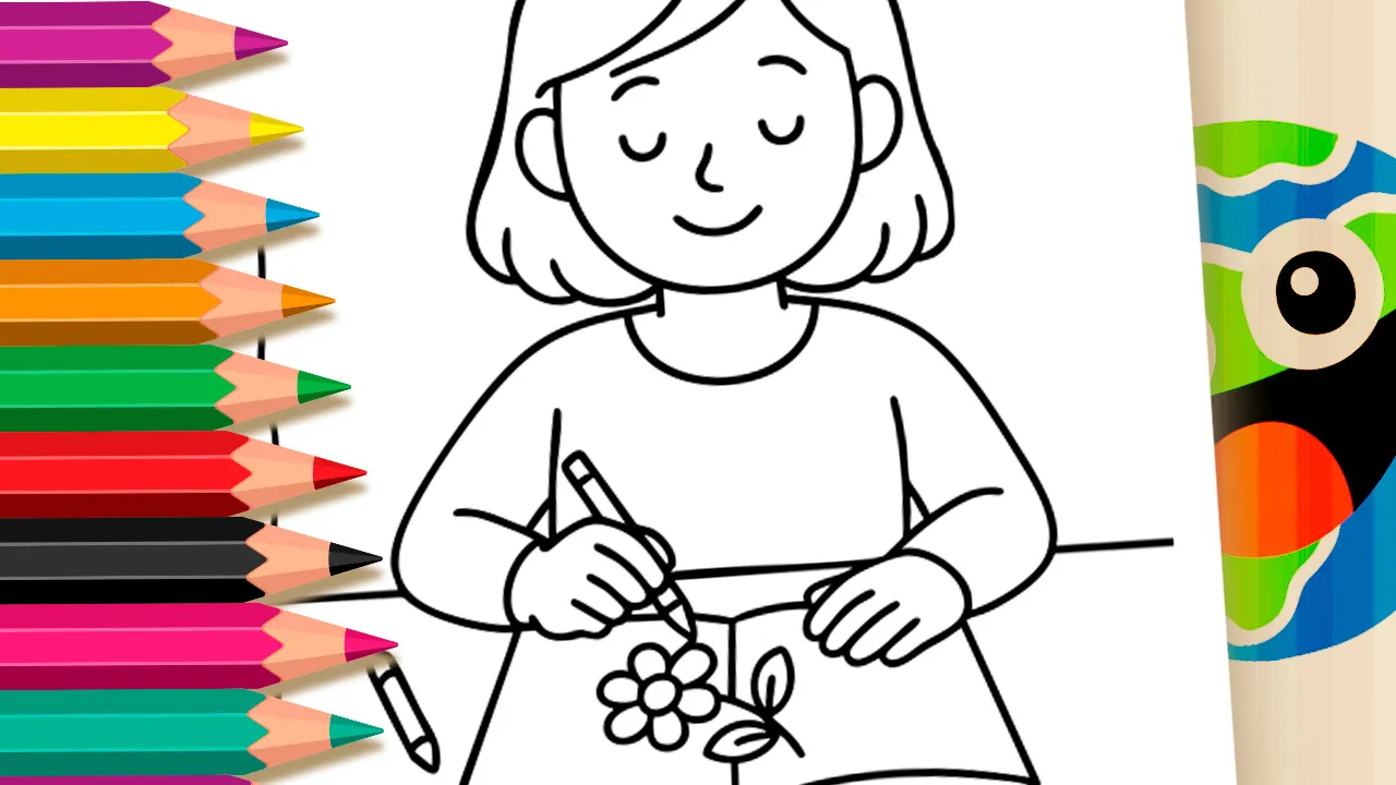 Desenho para Colorir Terapia: Encontre Calma e Bem-Estar Através da Arte