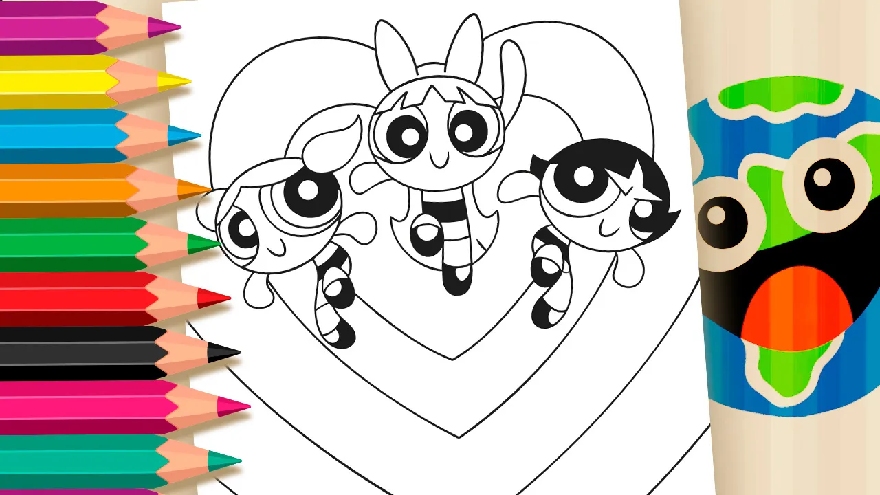💖 Colorir Online: Meninas Superpoderosas! Salve o Dia com Suas Cores!