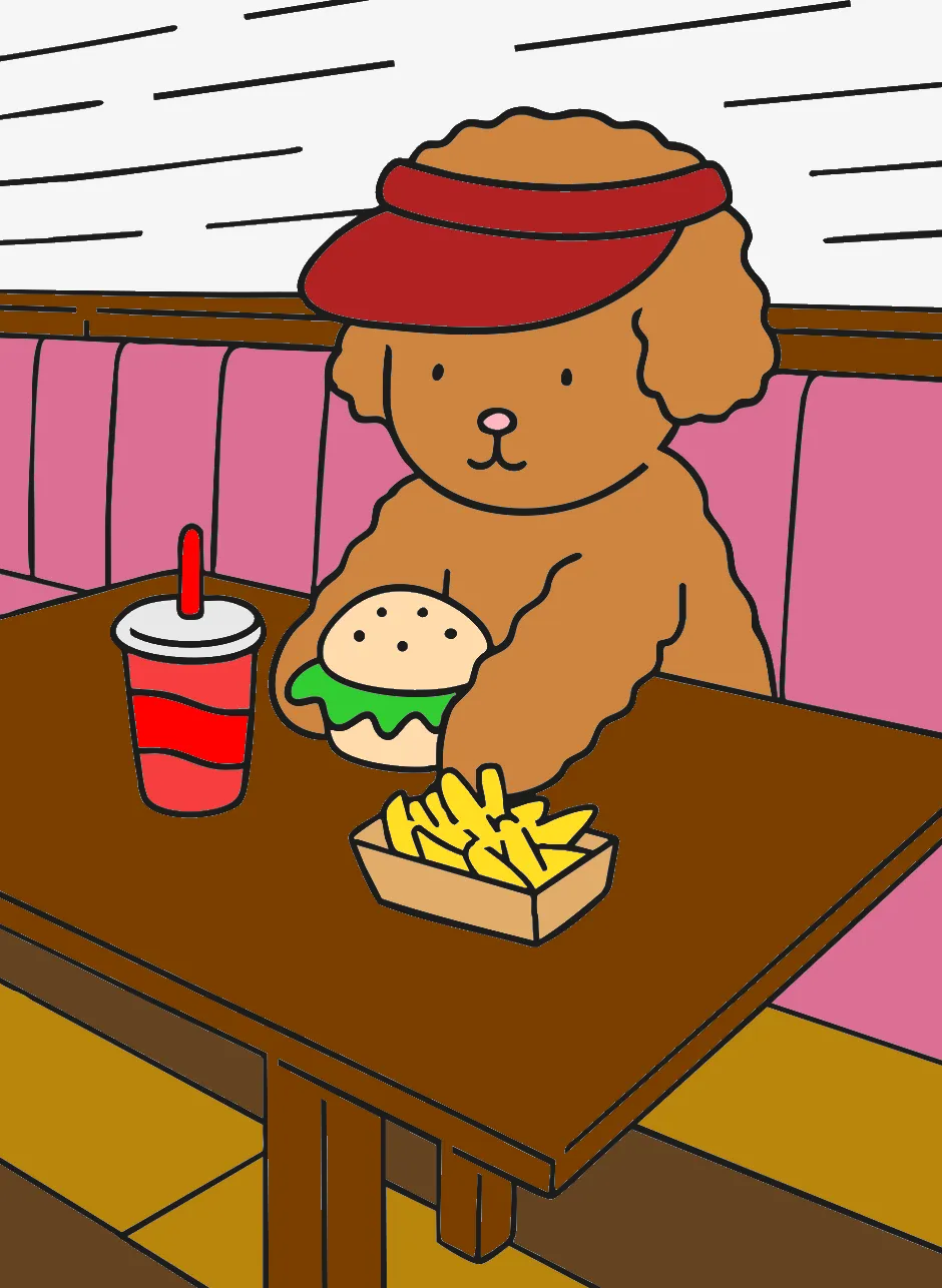 comendo oque amo – Desenho Colorido Online - Imagem Destacada