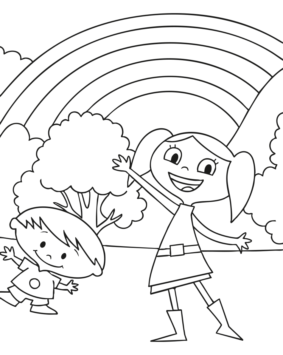 Desenho de 🌈 Colorir : O Show da Luna! A Aventura da Ciência em Cores! para imprimir e colorir - PDF grátis para pessoas de todas as idades