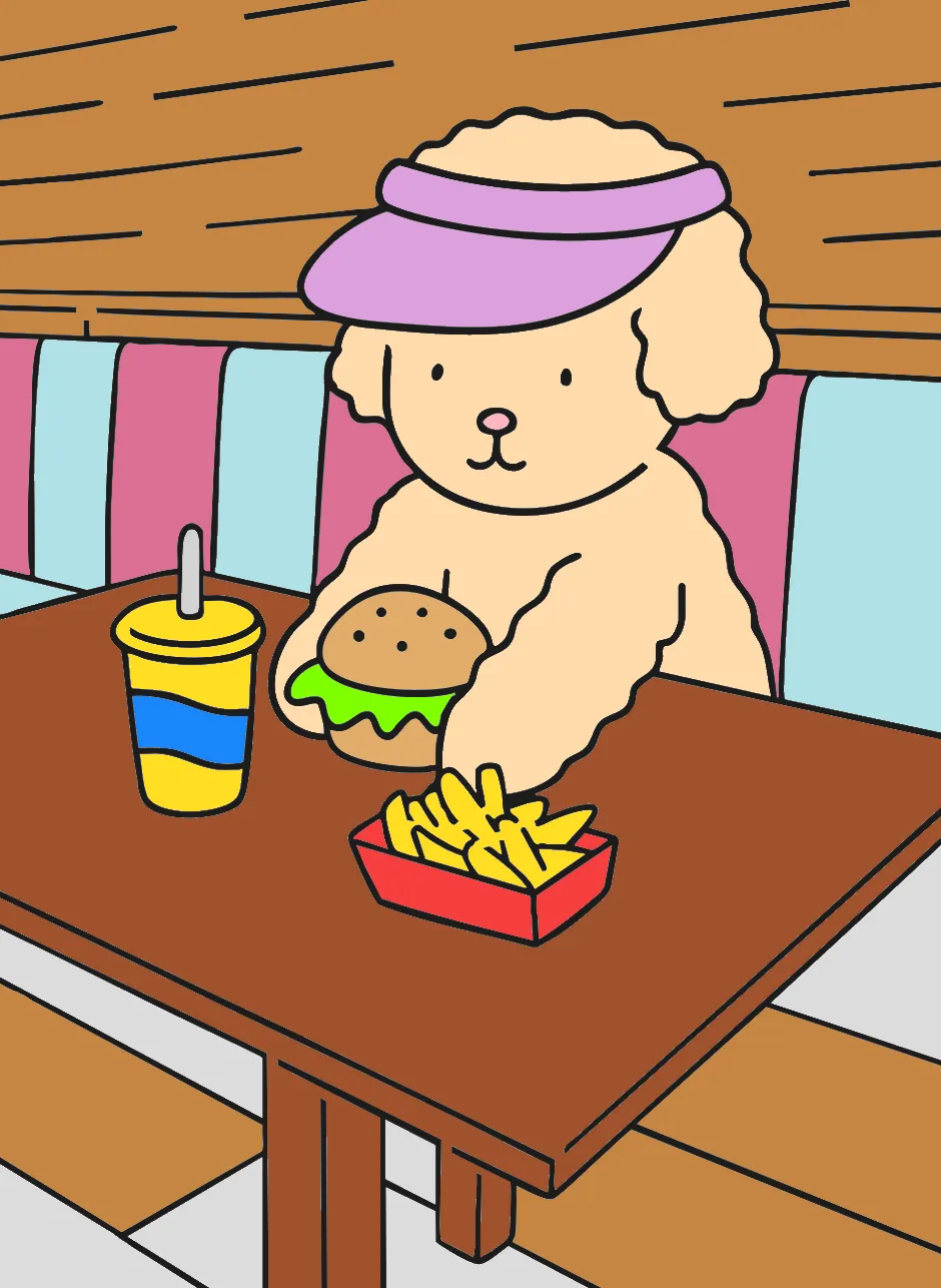 dia na ha hamburgueria – Desenho Colorido Online - Imagem Destacada