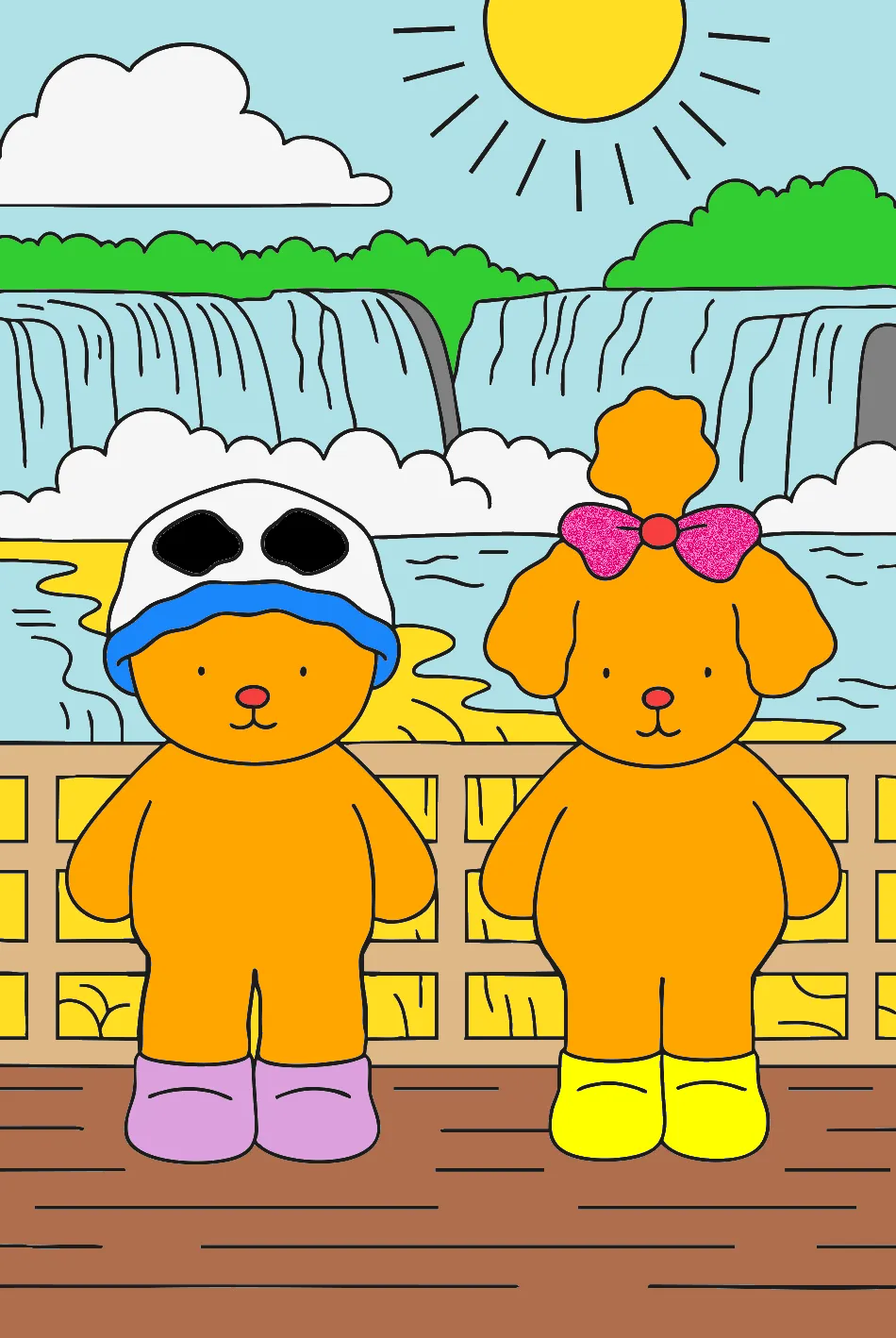 esa e do brasil amei de verdad – Desenho Colorido Online - Imagem Destacada