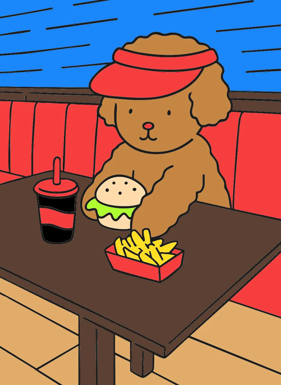Fim de semana no Mc Donald ‘S – Desenho Colorido Online - Imagem Destacada