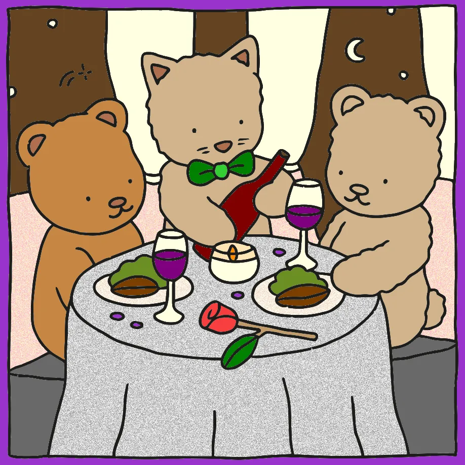 Jantar bobbie goods – Desenho Colorido Online - Imagem Destacada