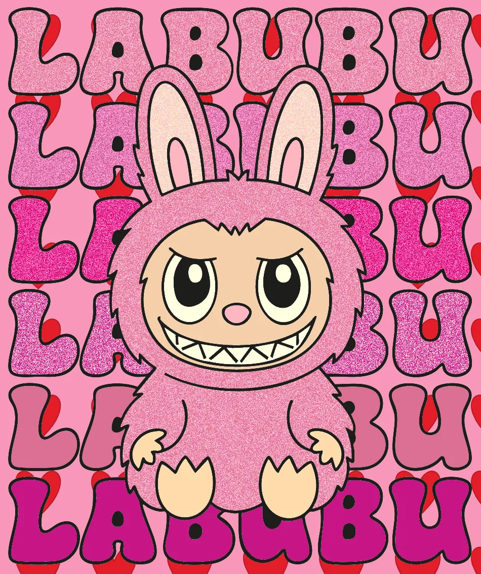 labubu rosa – Desenho Colorido Online - Imagem Destacada