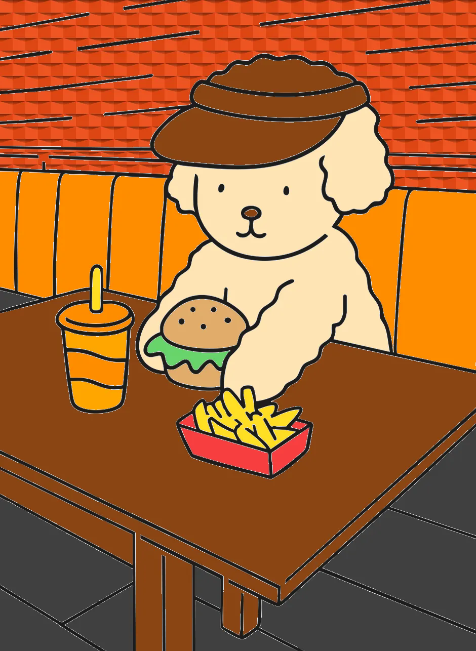 lanche – Desenho Colorido Online - Imagem Destacada