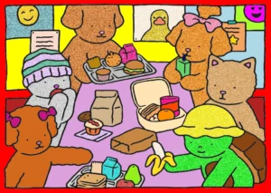 Lanche delicioso 😋 – Desenho Colorido Online