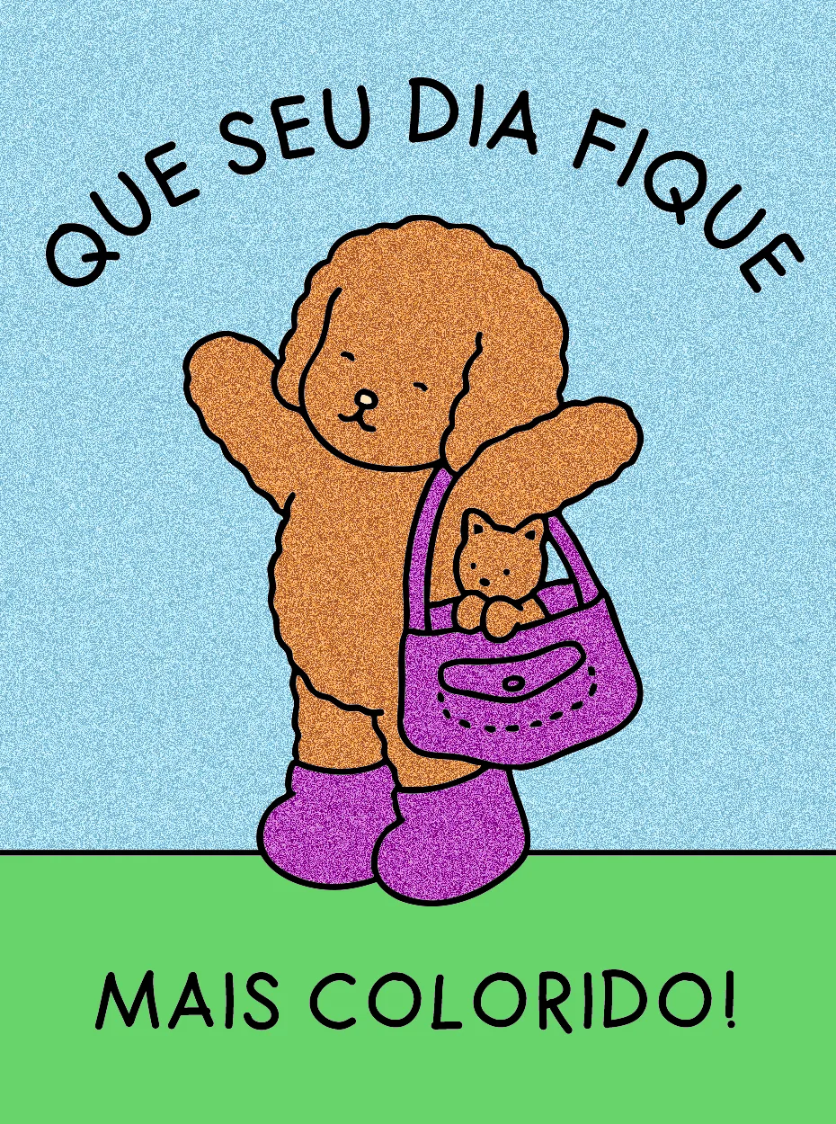 MEU DIA MAIS FELIZ – Desenho Colorido Online - Imagem Destacada