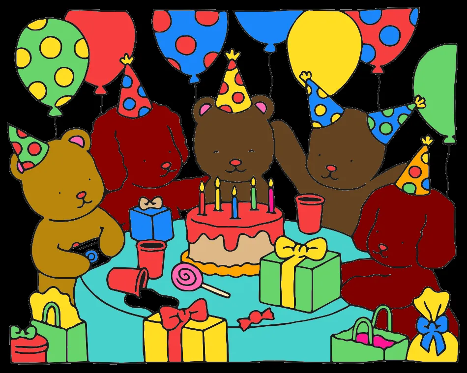 oje e o aniversario do meu avõ – Desenho Colorido Online - Imagem Destacada