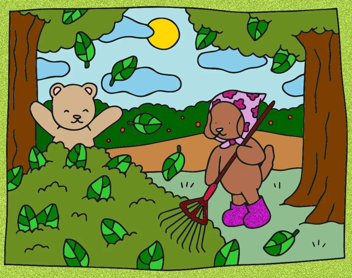 outono – Desenho Colorido Online - Imagem Destacada