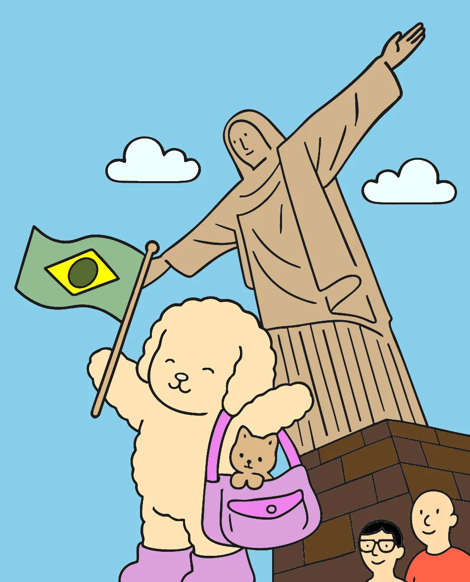 Passeio no rio de janeiro – Desenho Colorido Online - Imagem Destacada