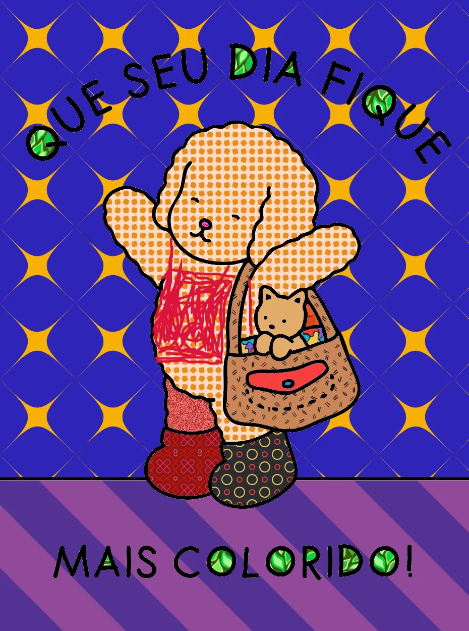 QUANDO EU VEJU O SEU – Desenho Colorido Online - Imagem Destacada