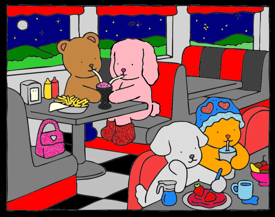 strangerlanchonete – Desenho Colorido Online - Imagem Destacada