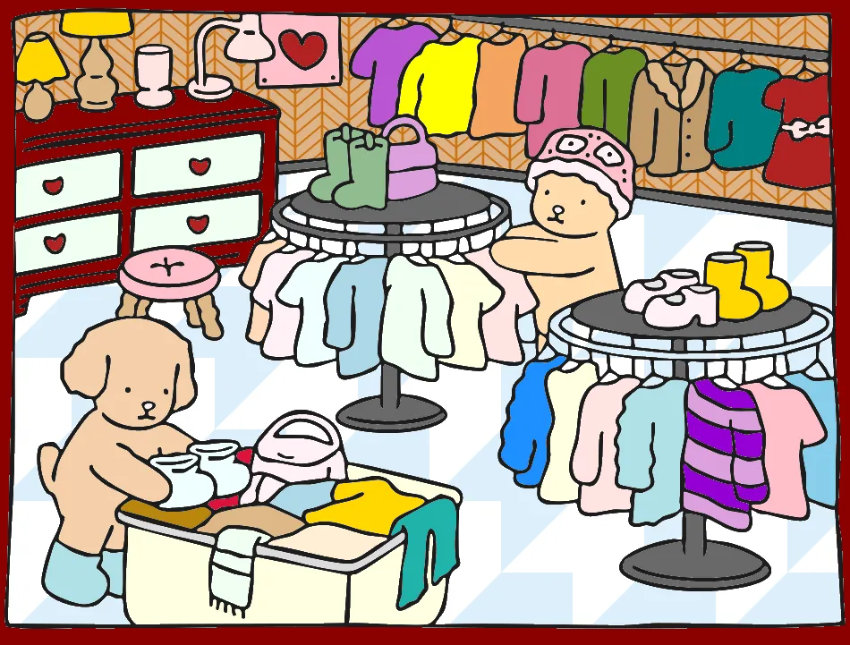 Um dia no brexó. – Desenho Colorido Online - Imagem Destacada