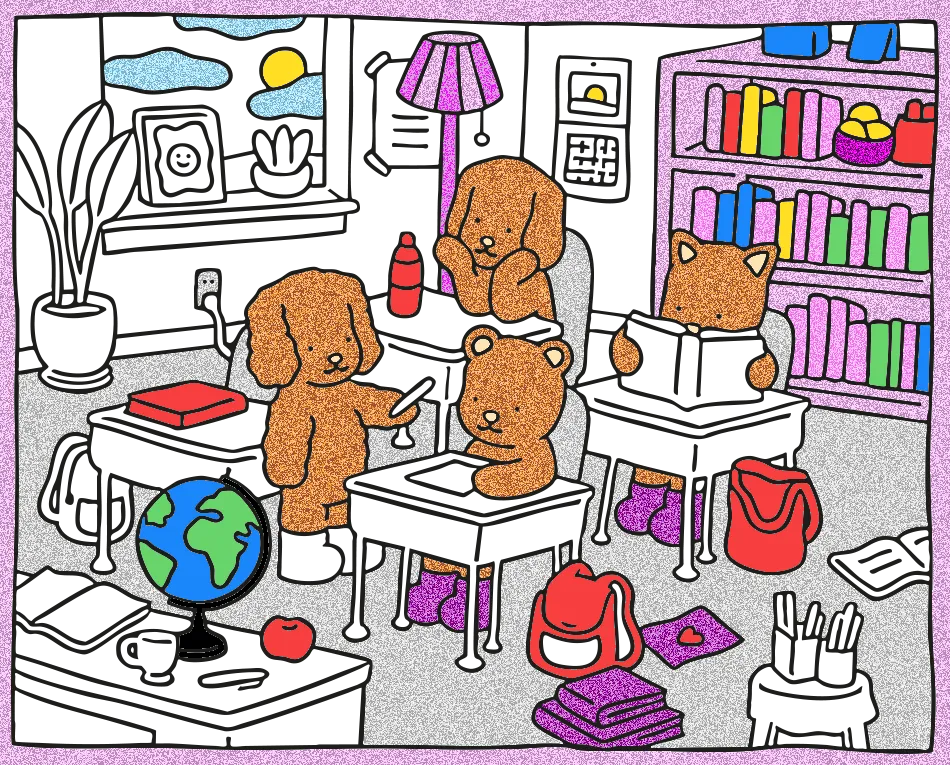 VOLTA ÀS AULAS – Desenho Colorido Online - Imagem Destacada