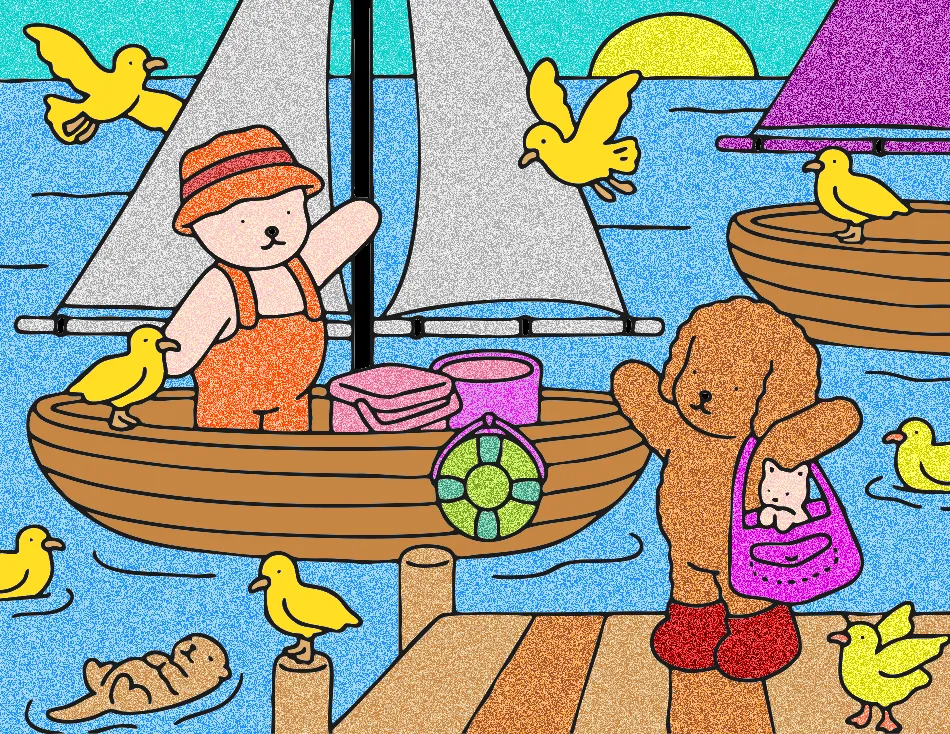 <3 up – Desenho Colorido Online - Imagem Destacada