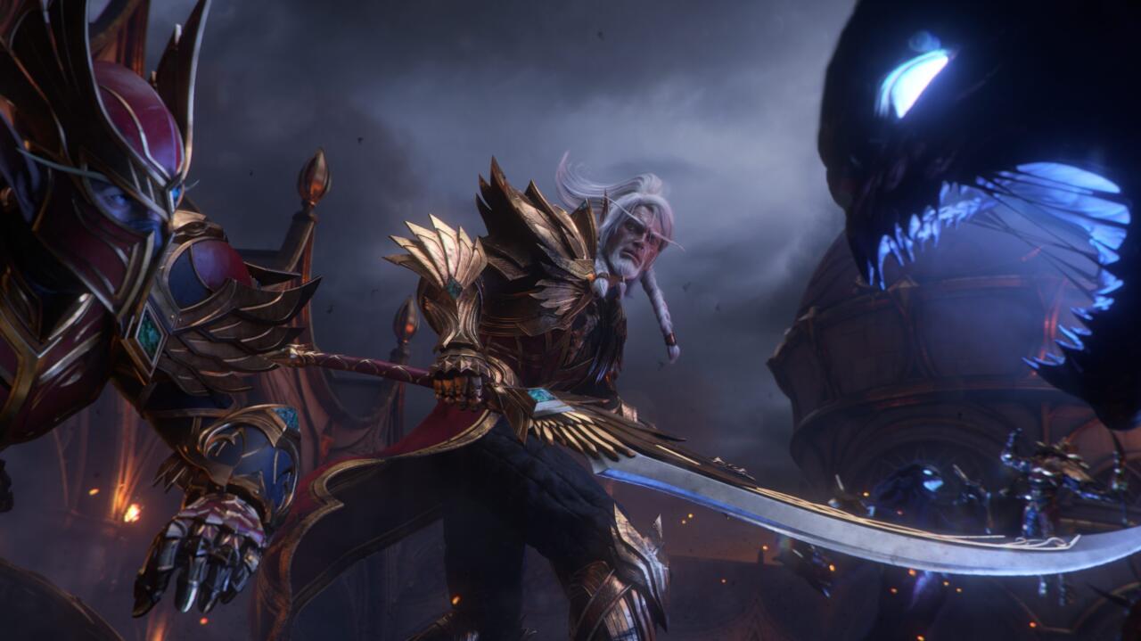 Lor'themar e os Elfos Sangrentos enfrentam o Vazio em World of Warcraft: Midnight.