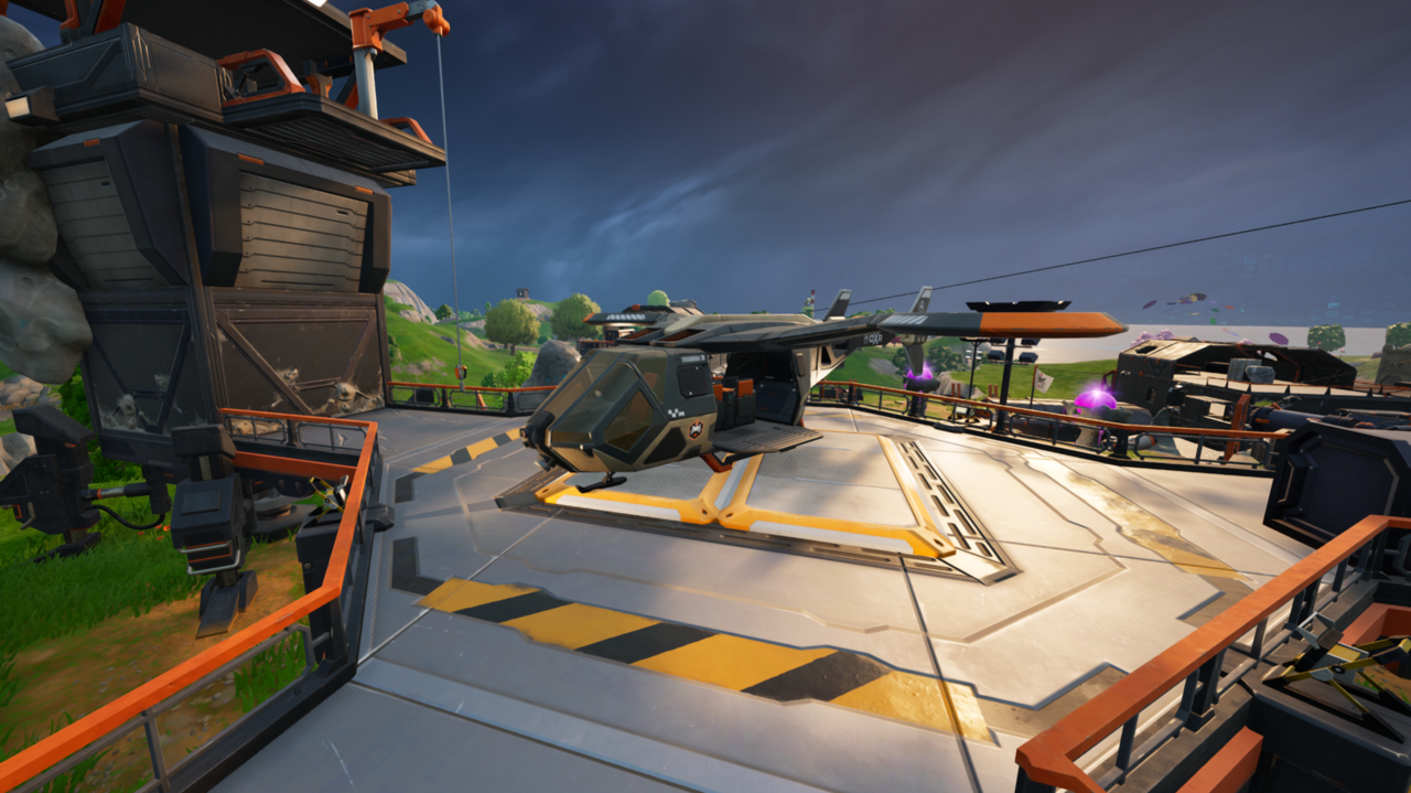 Todos os cinco Hammerhead Choppas garantidos aparecem em plataformas como esta.