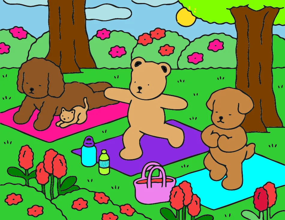 A natureza ❤️ – Desenho Colorido Online - Imagem Destacada