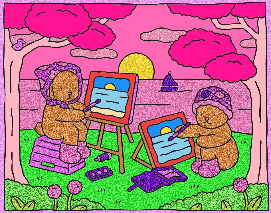 a terra dos sonhos – Desenho Colorido Online - Imagem Destacada