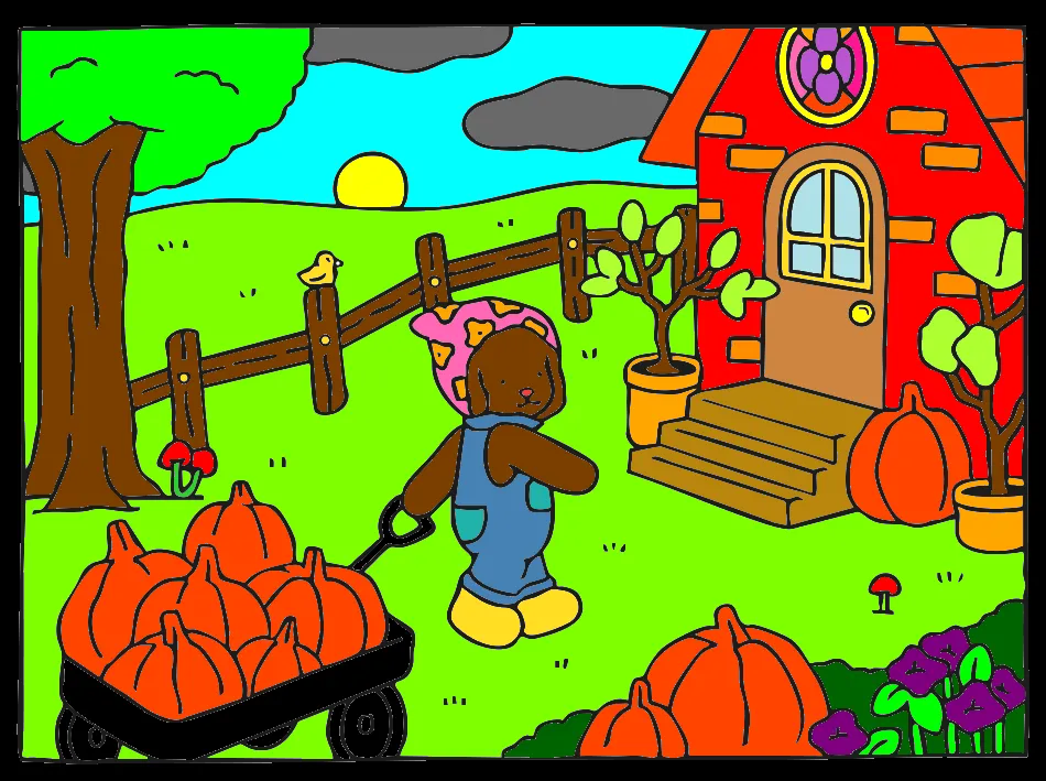 a vida na floresta – Desenho Colorido Online - Imagem Destacada