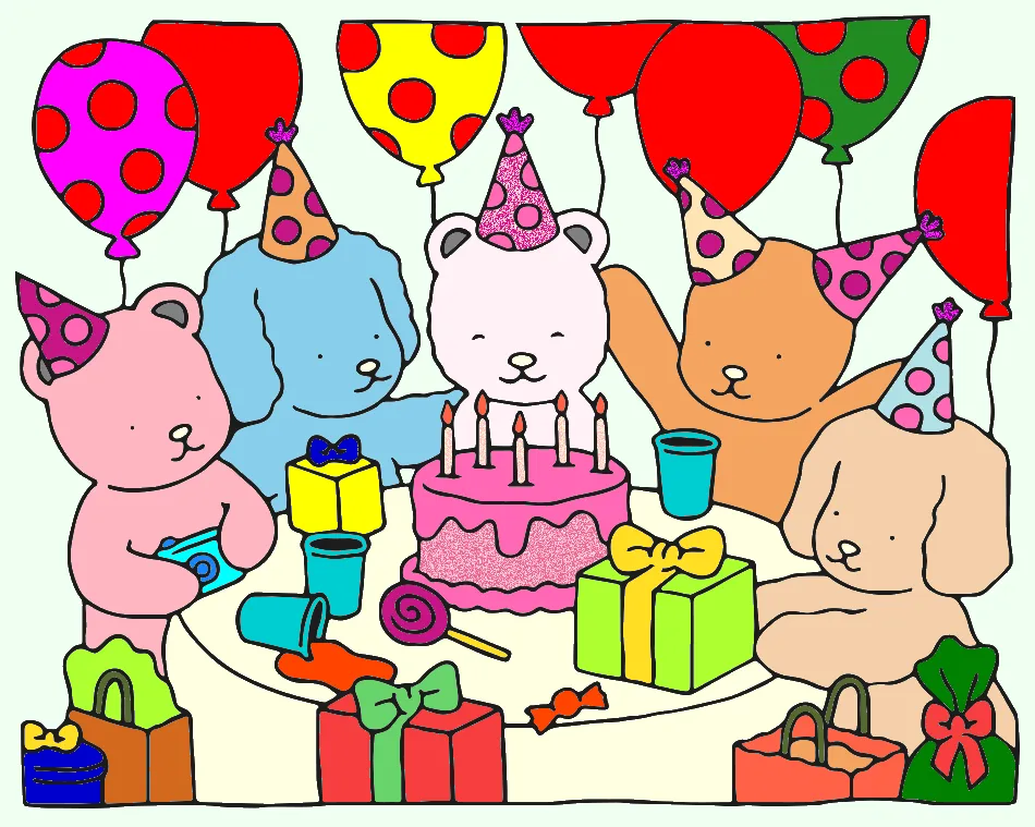 alegria – Desenho Colorido Online - Imagem Destacada