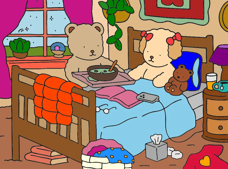 AMOR – Desenho Colorido Online - Imagem Destacada