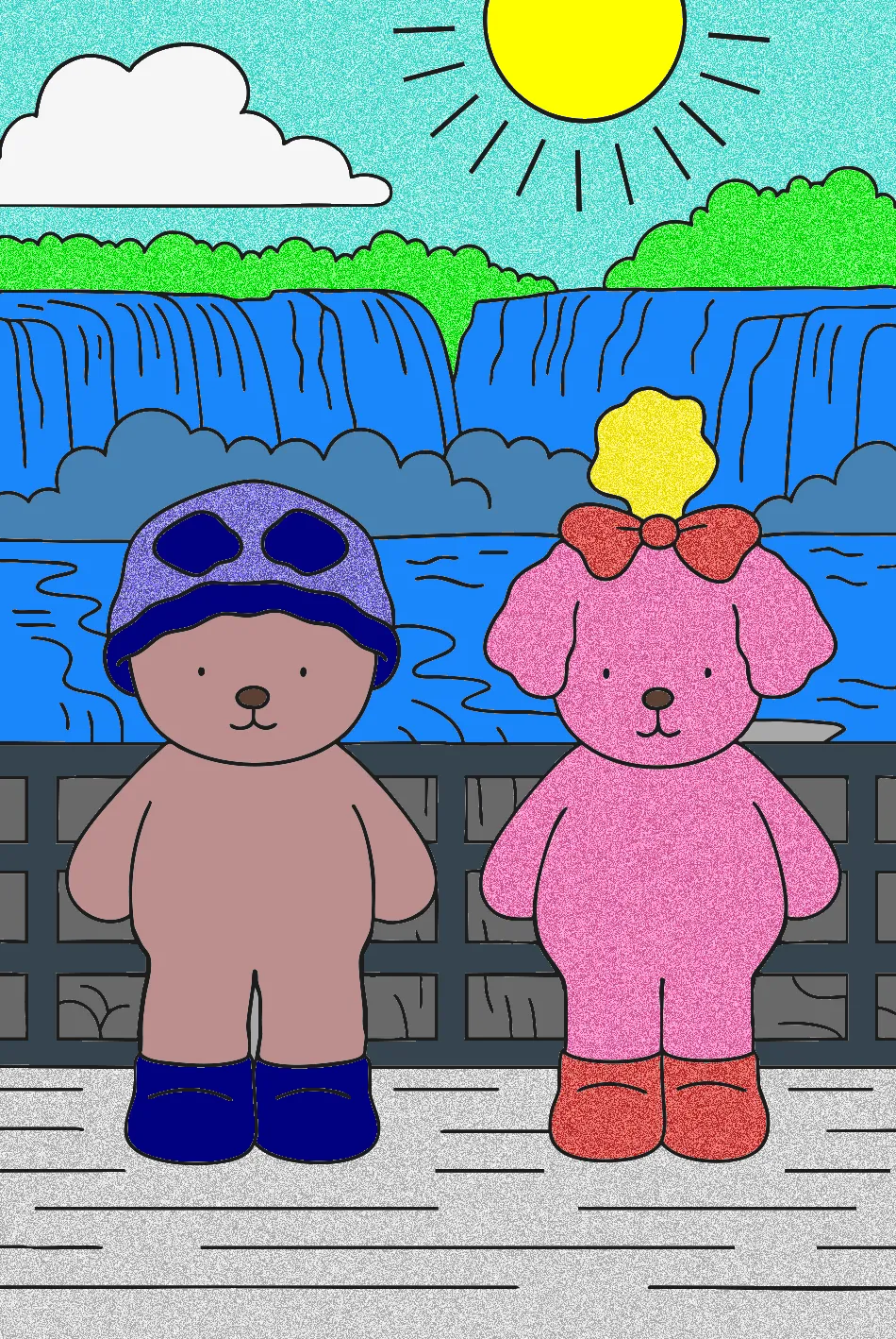 ar livre .. – Desenho Colorido Online - Imagem Destacada