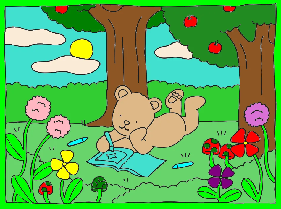 ar livre – Desenho Colorido Online - Imagem Destacada