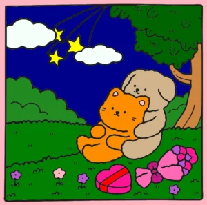 as amigas vendo as estrelas 1755297121