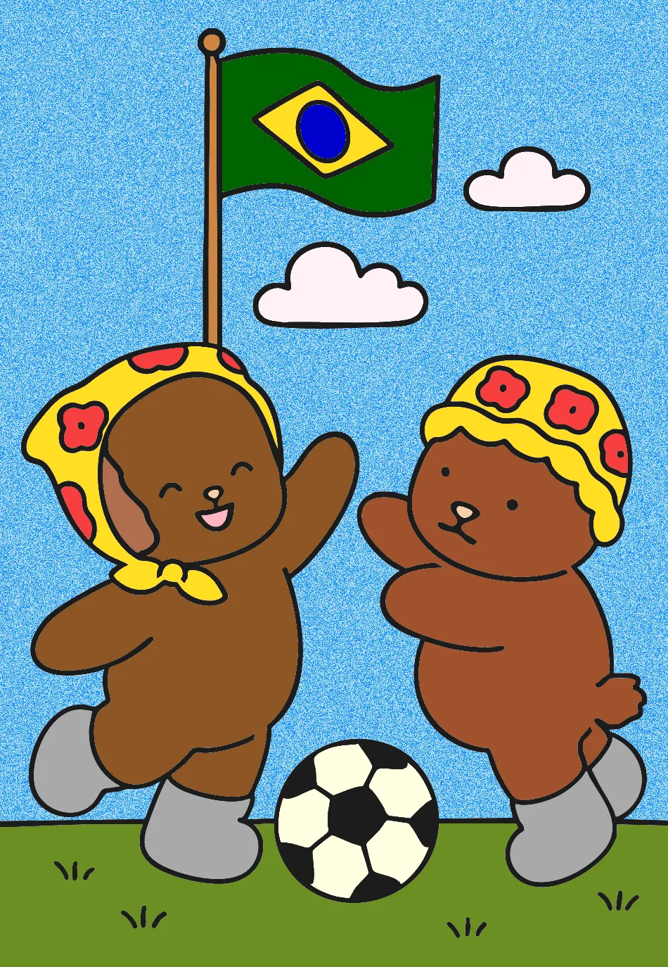 bob good futebol – Desenho Colorido Online - Imagem Destacada