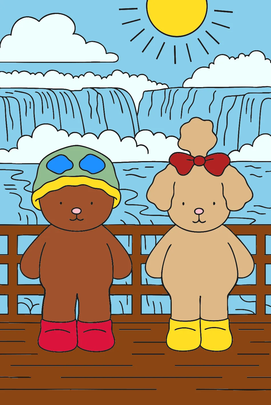 Bobbie e Goddies – Desenho Colorido Online - Imagem Destacada