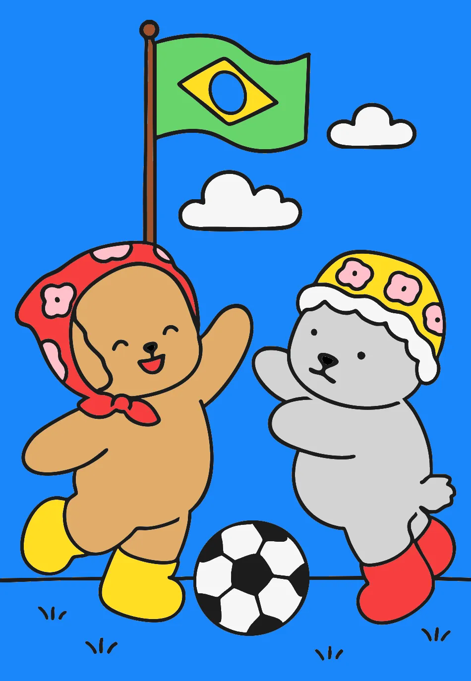 Bobby fute – Desenho Colorido Online - Imagem Destacada