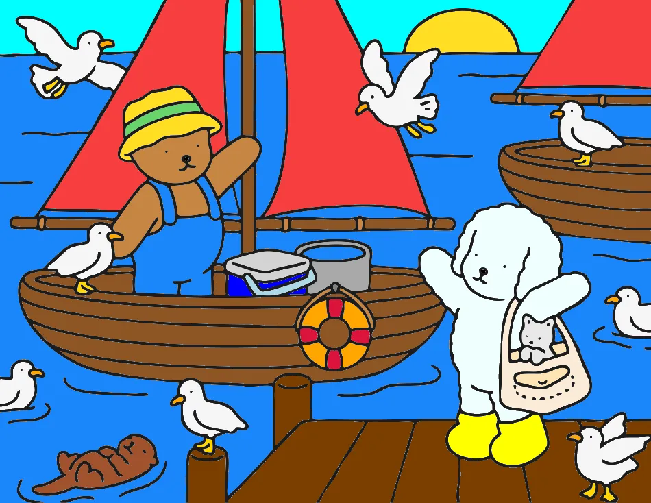 bobiie e godas – Desenho Colorido Online - Imagem Destacada