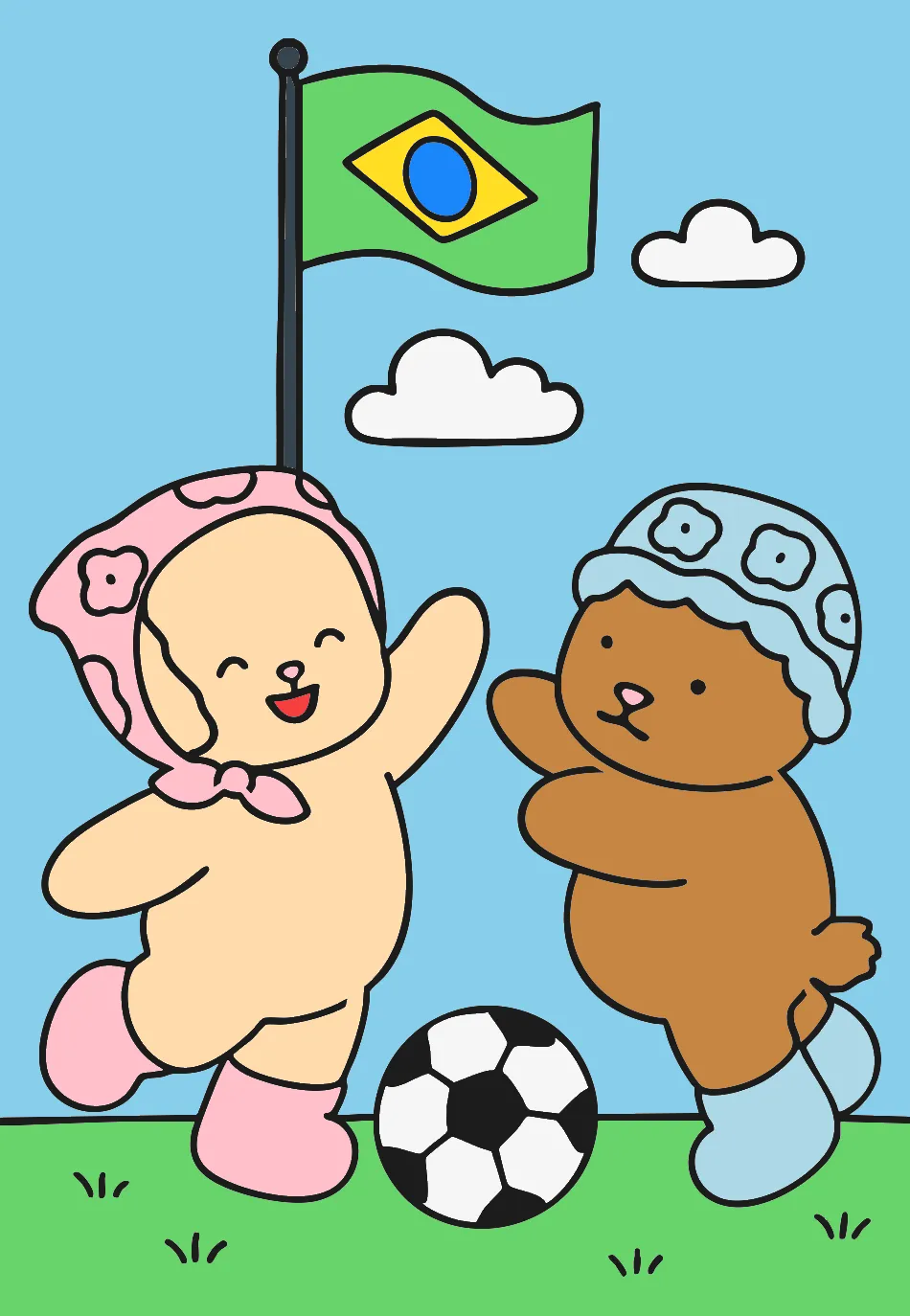 brasileiro e resistente – Desenho Colorido Online - Imagem Destacada