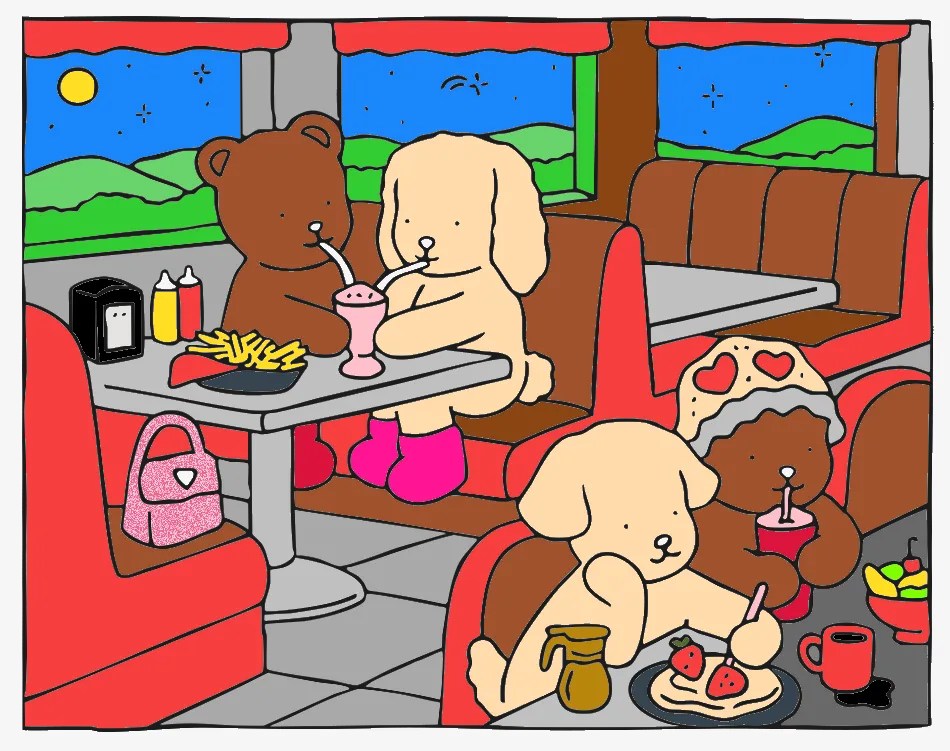cafeteria – Desenho Colorido Online - Imagem Destacada