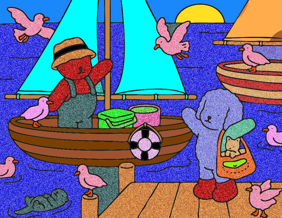 colorindo com amor – Desenho Colorido Online - Imagem Destacada