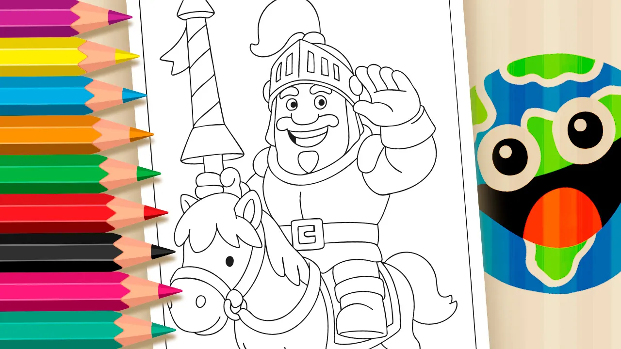 Prepare a Carga! Pinte o Príncipe de Clash Royale