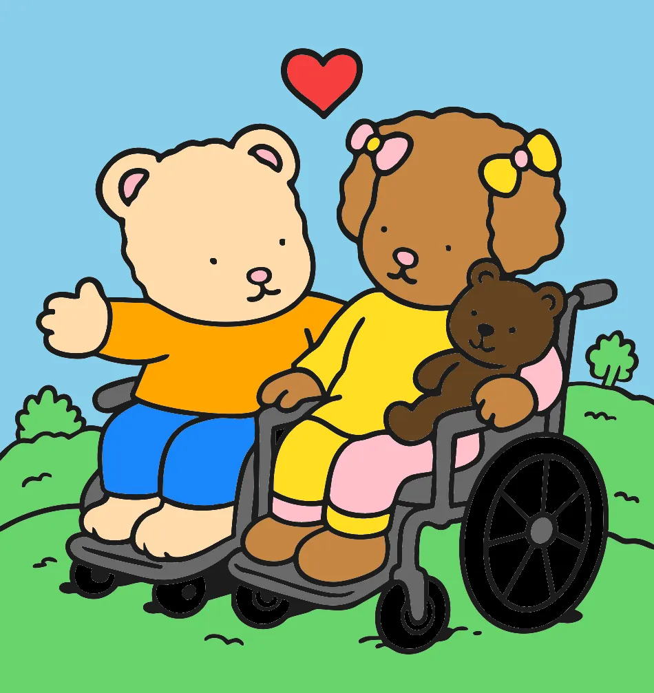 coração de amigos e amigas – Desenho Colorido Online - Imagem Destacada