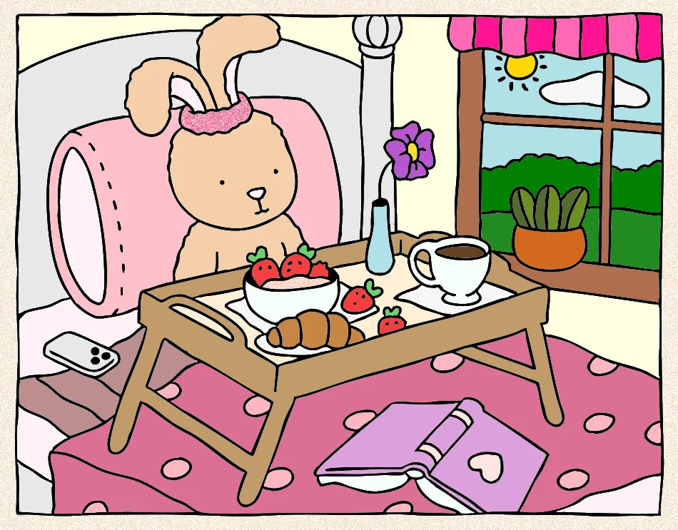 cueia guds comeno morangodamor – Desenho Colorido Online - Imagem Destacada