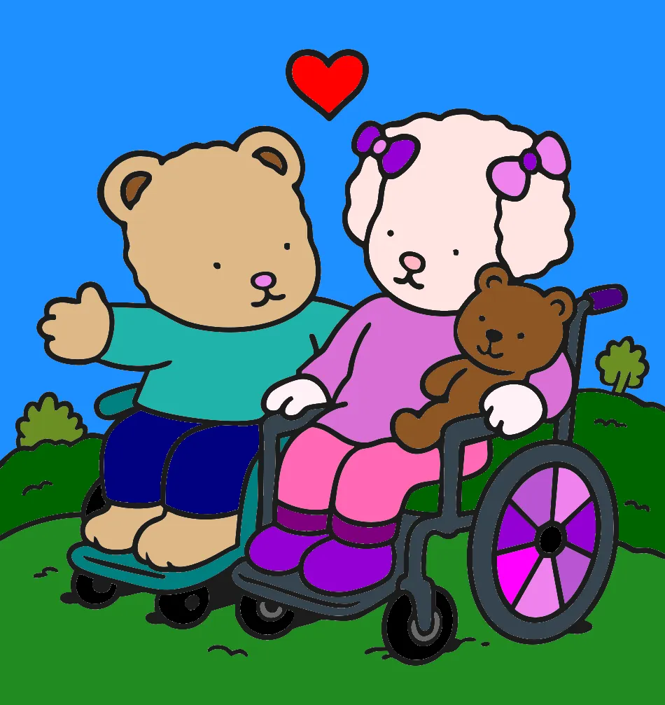 desenho kawaii ;-; – Desenho Colorido Online - Imagem Destacada