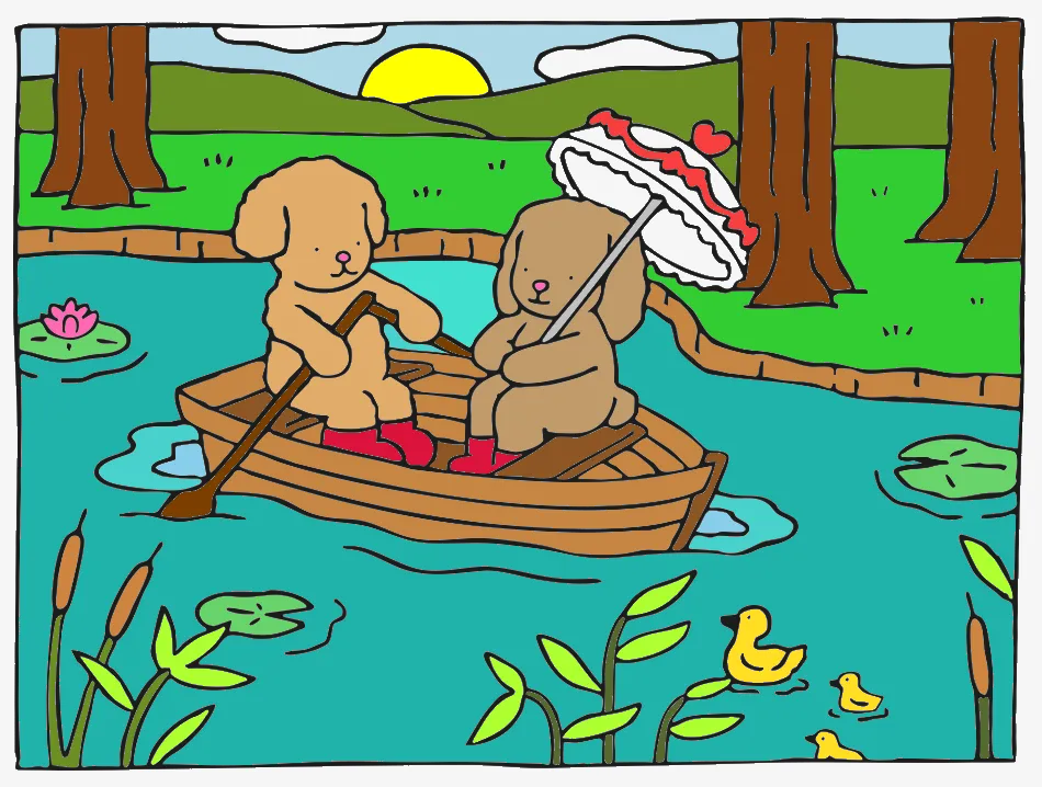 desenho kawaii do guigui – Desenho Colorido Online - Imagem Destacada