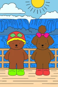 desenho kawaii e bubu em cousins 1755702010