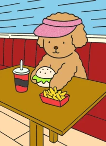 desenho kawaii lanchando 1754416389