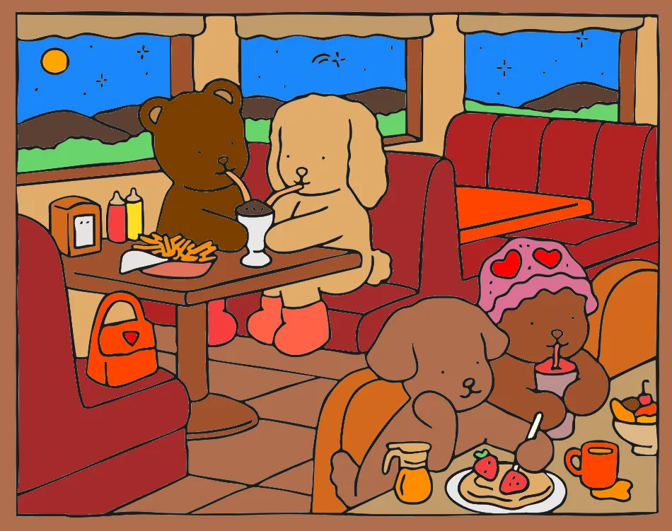 dia bom – Desenho Colorido Online - Imagem Destacada